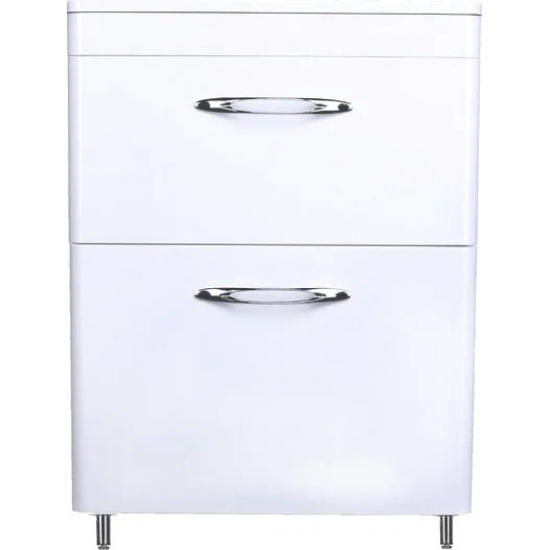 Тумба с раковиной STYLE LINE Каре 60 напольная, Люкс Plus, белая