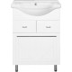Тумба с раковиной STYLE LINE Лана 60 с бельевой корзиной