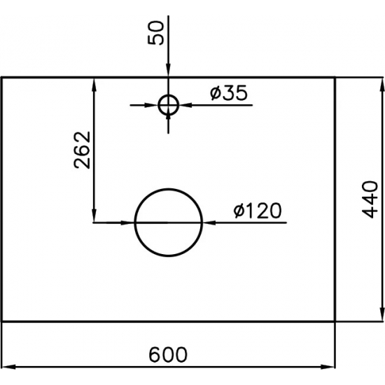 Тумба с раковиной STYLE LINE Монако 60 Plus, осина белая