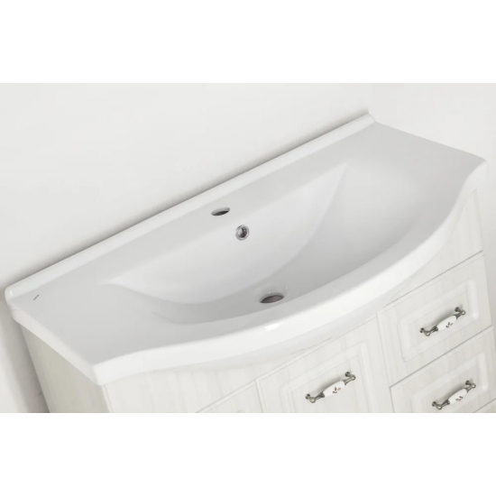 Тумба с раковиной STYLE LINE Олеандр-2 90 Люкс, рельеф пастель