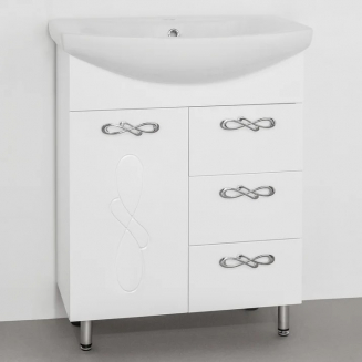 Тумба с раковиной STYLE LINE Венеция 65 белая