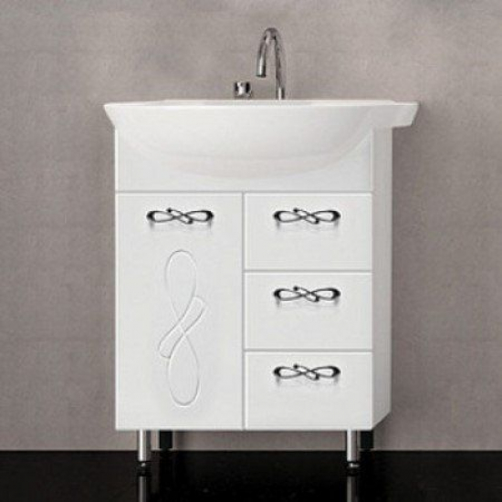 Тумба с раковиной STYLE LINE Венеция 65 белая