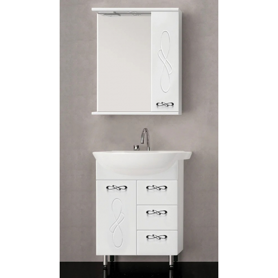 Тумба с раковиной STYLE LINE Венеция 65 белая