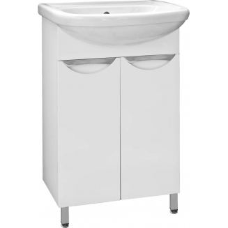 Тумба с раковиной STYLE LINE Жасмин 55 белая