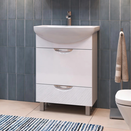 Тумба с раковиной VIGO Callao 60 2 ящика