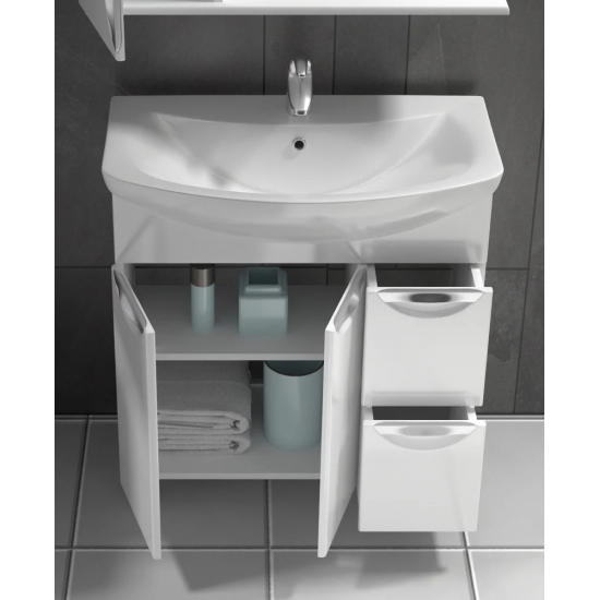 Тумба с раковиной VIGO Callao 80 2 дверцы, 2 ящика