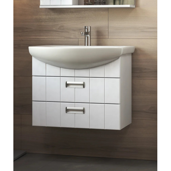 Тумба с раковиной VIGO Diana 70 подвесная, 2 ящика