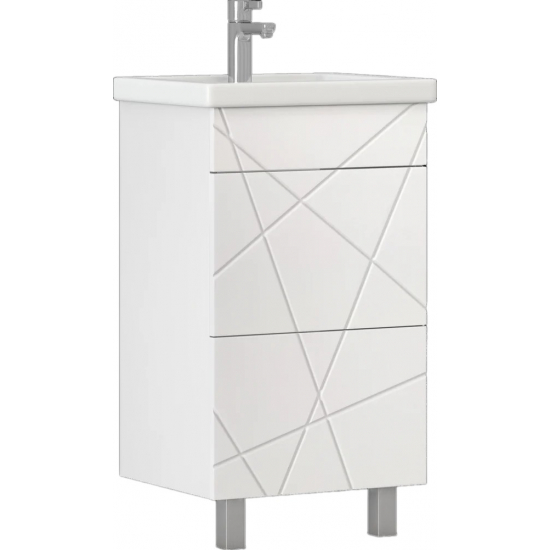 Тумба с раковиной VIGO Geometry 50 белая