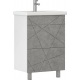 Тумба с раковиной VIGO Geometry 50 бетон