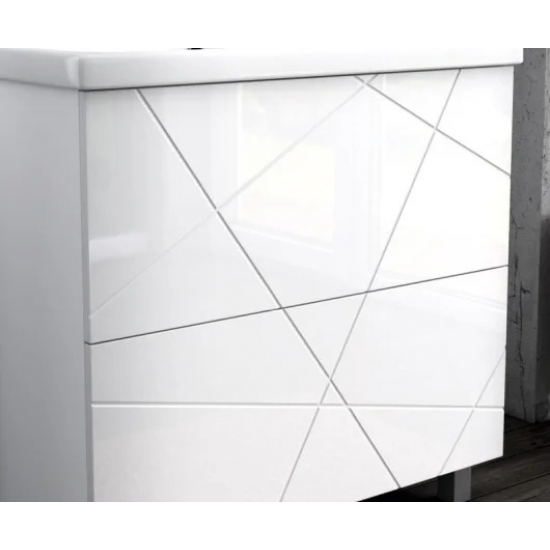 Тумба с раковиной VIGO Geometry 60 белая