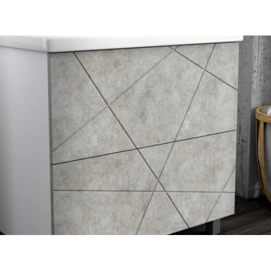 Тумба с раковиной VIGO Geometry 60 бетон