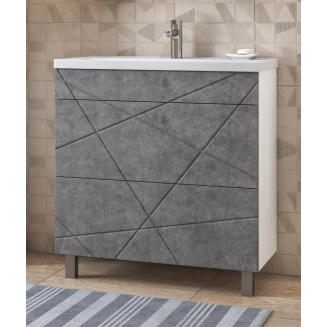 Тумба с раковиной VIGO Geometry 70 бетон
