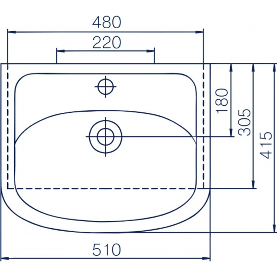 Тумба с раковиной VIGO Grand 50