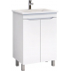 Тумба с раковиной VIGO Grani 60 напольная, 2 дверцы, белая