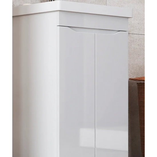 Тумба с раковиной VIGO Grani 60 напольная, 2 дверцы, белая