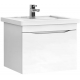 Тумба с раковиной VIGO Grani 75 подвесная, 1 ящик,белая