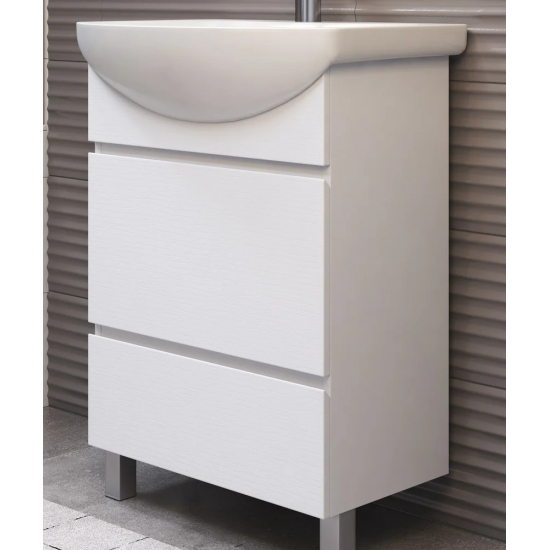 Тумба с раковиной VIGO Wing 60 напольная, 2 ящика