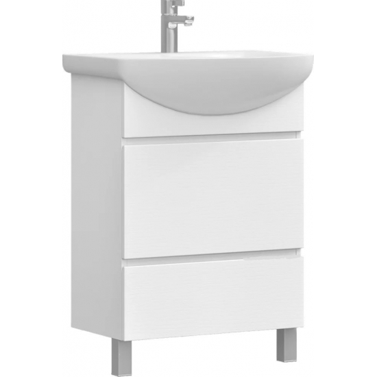 Тумба с раковиной VIGO Wing 60 напольная, 2 ящика