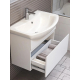 Тумба с раковиной VIGO Wing 70 белая матовая, 1 ящик