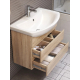 Тумба с раковиной VIGO Wing 70 дуб сонома, 2 ящика