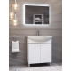 Тумба с раковиной VIGO Wing 70 напольная, белая