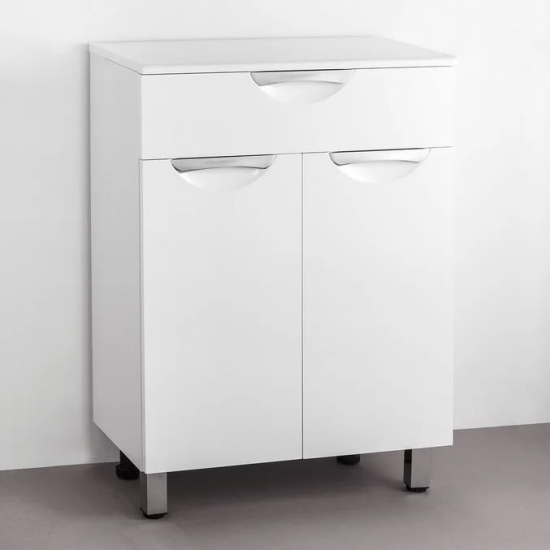 Тумба STYLE LINE Жасмин 60 белая