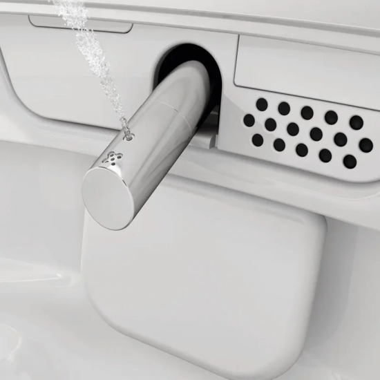 Умный унитаз VITRA V-Care Prime 7232B403-6217 безободковый, с биде и микролифтом