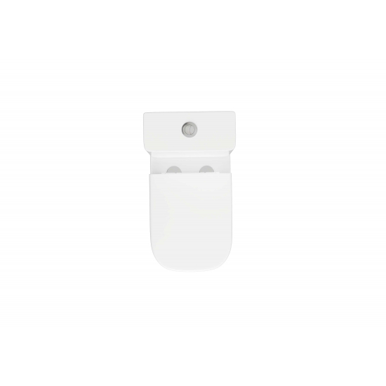 Унитаз компакт АКВАТЕК Optima Plus Square AQ4411-00 с микролифтом, безободковый, арматура Geberit