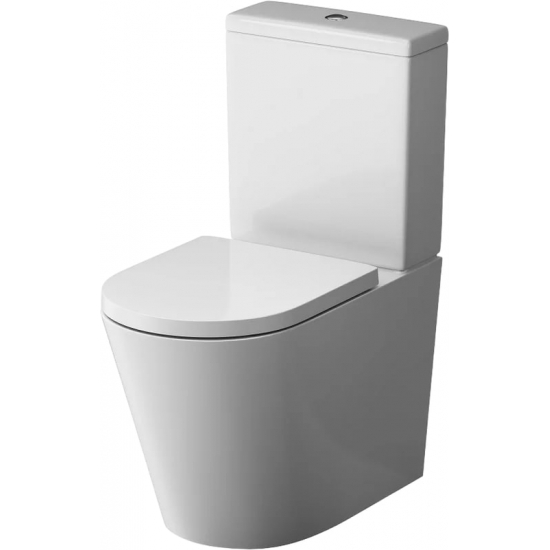 Унитаз компакт AM.PM Func C8F8600SC безободковый, с микролифтом