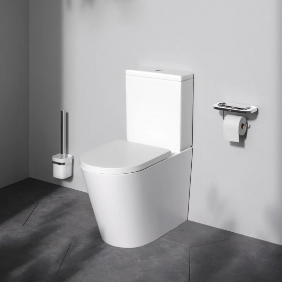 Унитаз компакт AM.PM Func C8F8600SC безободковый, с микролифтом