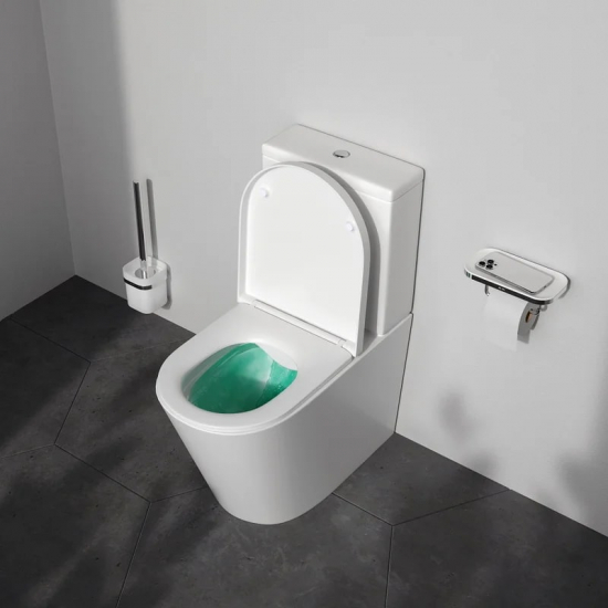 Унитаз компакт AM.PM Func C8F8600SC безободковый, с микролифтом