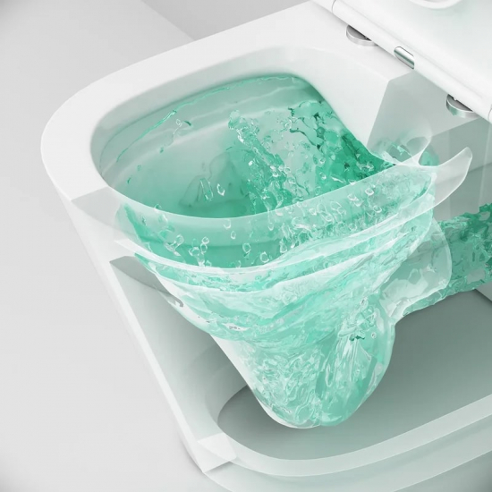 Унитаз компакт AM.PM Func C8F8600SC безободковый, с микролифтом