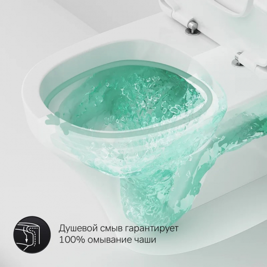 Унитаз компакт AM.PM Inspire C508607WH сиденье с микролифтом, быстросъёмное