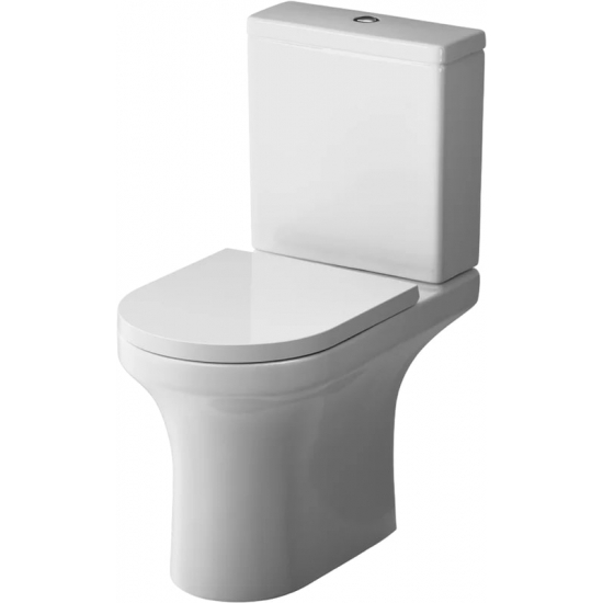 Унитаз компакт AM.PM X-Joy C85A8601SC безободковый, с микролифтом