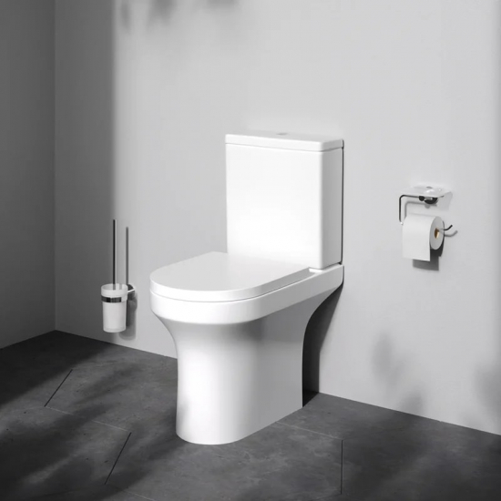 Унитаз компакт AM.PM X-Joy C85A8601SC безободковый, с микролифтом