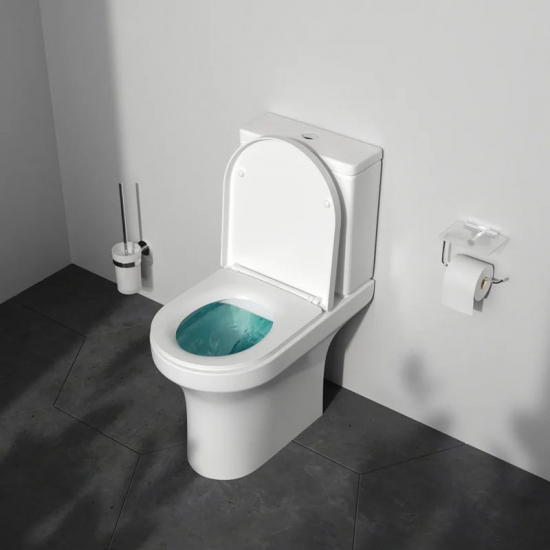 Унитаз компакт AM.PM X-Joy C85A8601SC безободковый, с микролифтом