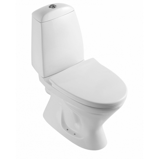 Унитаз компакт AZARIO AZ-2037-P с сиденьем микролифт, горизонтальный выпуск