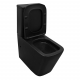 Унитаз компакт AZARIO Black King AZ-8303D с сиденьем микролифт, безоботковый, чёрный матовый