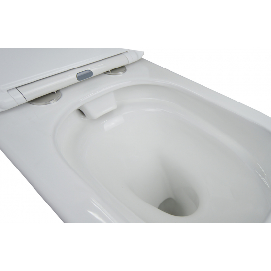 Унитаз компакт AZARIO Candy AZ-1503B с сиденьем микролифт, безоботковый