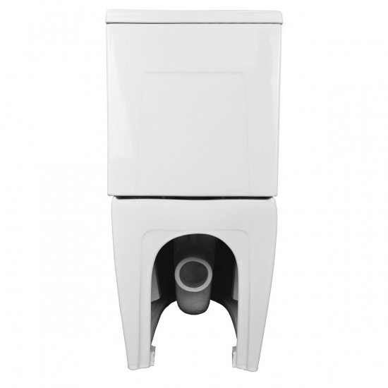 Унитаз компакт AZARIO Corsa AZ-2062S с сиденьем микролифт, безободковый 