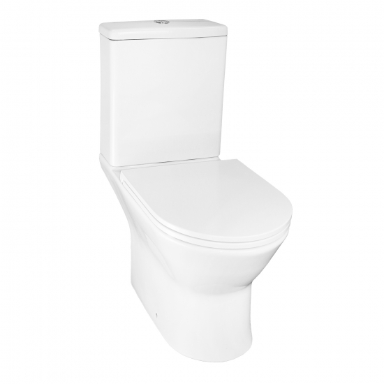 Унитаз компакт AZARIO Dante 93589 с сиденьем микролифт, безоботковый