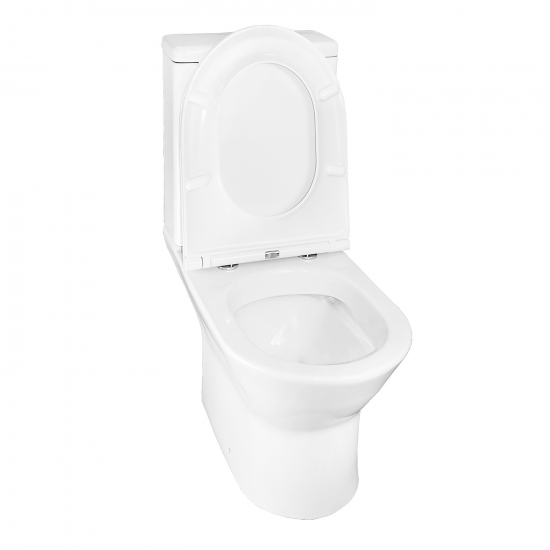Унитаз компакт AZARIO Dante 93589 с сиденьем микролифт, безоботковый