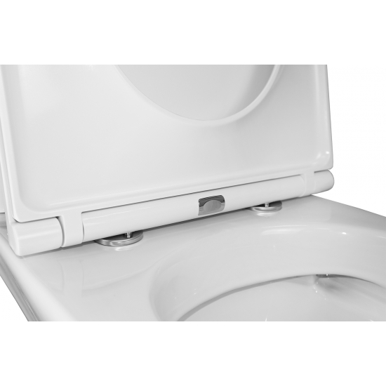 Унитаз компакт AZARIO Dante 93589 с сиденьем микролифт, безоботковый