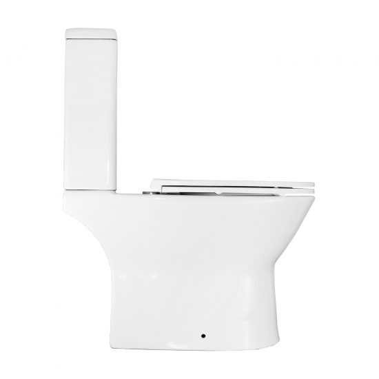 Унитаз компакт AZARIO Dante 93589 с сиденьем микролифт, безоботковый