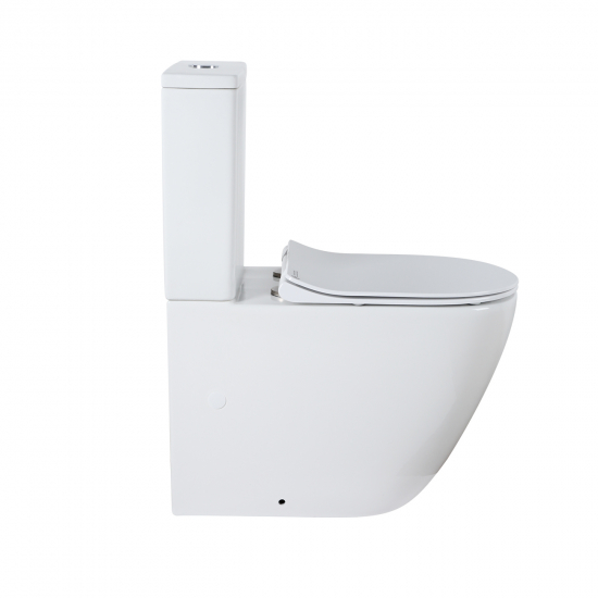 Унитаз компакт AZARIO Grado AZ-2141 с сиденьем микролифт, безободковый