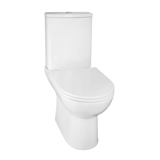 Унитаз компакт AZARIO Kano 93590 с сиденьем микролифт, безоботковый