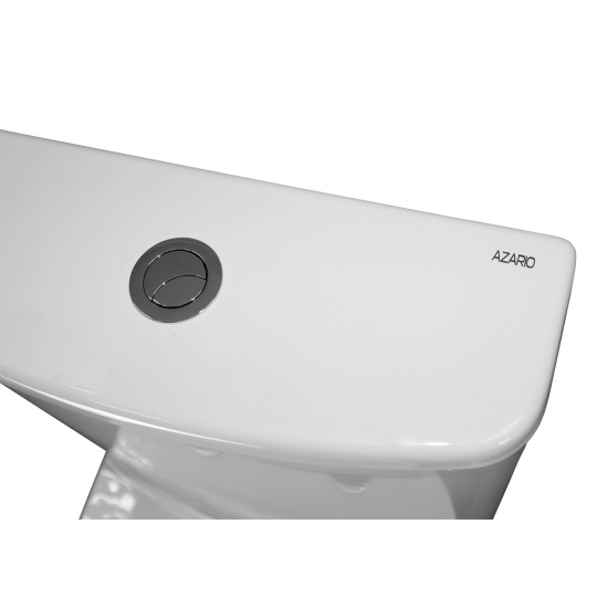 Унитаз компакт AZARIO Kano 93590 с сиденьем микролифт, безоботковый