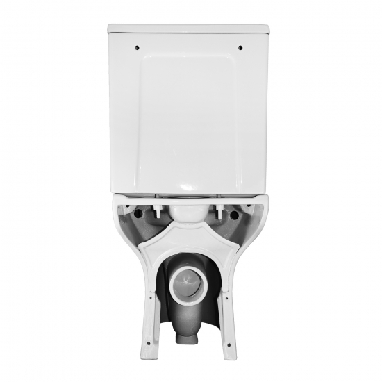 Унитаз компакт AZARIO Kano 93590 с сиденьем микролифт, безоботковый