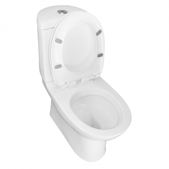 Унитаз компакт AZARIO Trend AZ-2015-P с сиденьем микролифт, горизонтальный выпуск
