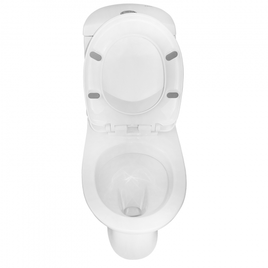 Унитаз компакт AZARIO Trend AZ-2015-P с сиденьем микролифт, горизонтальный выпуск